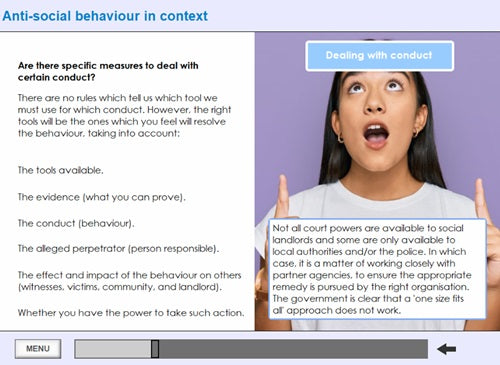 Anti-Social Behaviour and Early Intervention Tools SCORM File