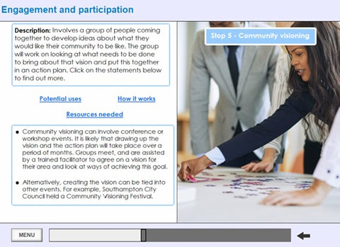 Resident Involvement Online training Screenshot 7