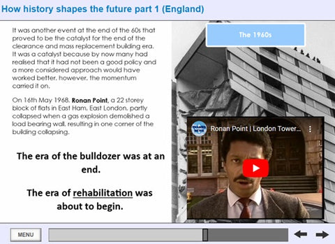 History of Social Housing in England Online Training - screen shot 3
