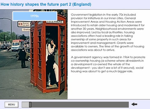 History of Social Housing in England Online Training - screen shot 4