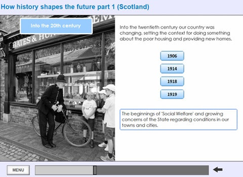 History of Social Housing in Scotland Online Training - screen shot 2