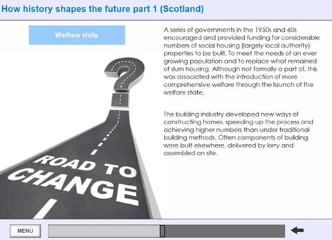 History of Social Housing in Scotland Online Training - screen shot 3