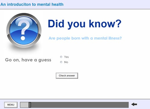 Mental health awareness screen shot 1
