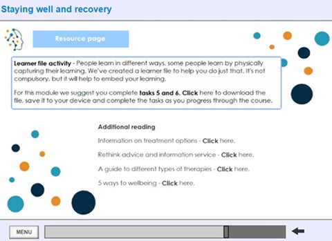 Mental health awareness screen shot 9