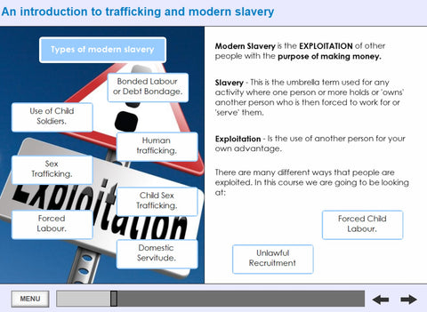 An introduction to modern slavery screen shot 3