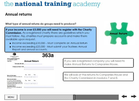 Organisational Finance for Community Groups SCORM File