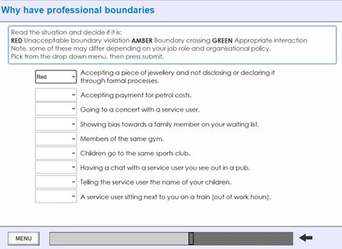 Professional Boundaries screenshot 3