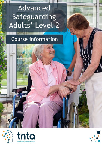 Advanced safeguarding adults' level 2 course flyer