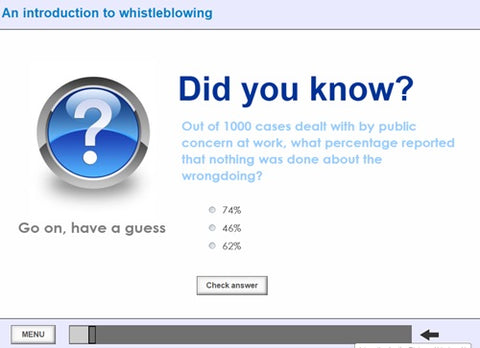 Whistleblowing Awareness screenshot 2