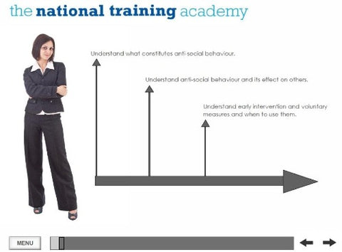 Anti-Social Behaviour and Early Intervention Tools Online Training - screen shot 1