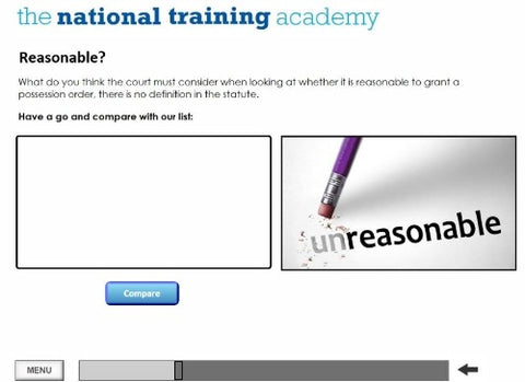 Anti-Social Behaviour - Ground for Possession Online Training - screen shot 3