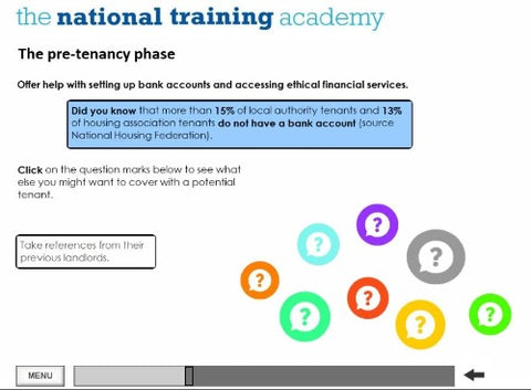 Arrears Prevention: Pre-Tenancy Positive Practice Online Training - screen shot 3
