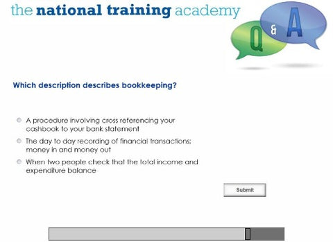 Budgets and Cash-flow Forecasts Online Training screen shot 6