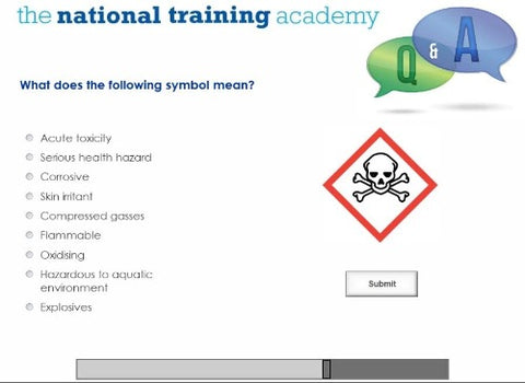 Control of Substances Hazardous to Health Online Training - screen shot 7