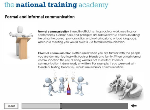 Communication Skills Online Training screen shot 4