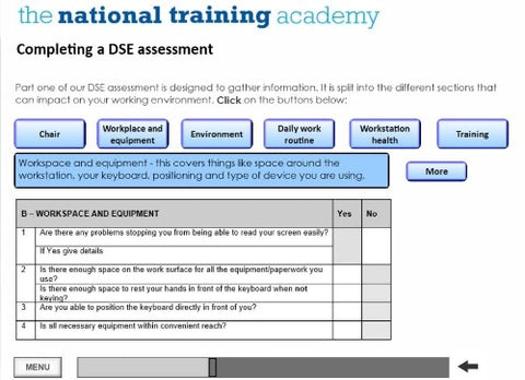 DSE Awareness Online Training - screen shot 5
