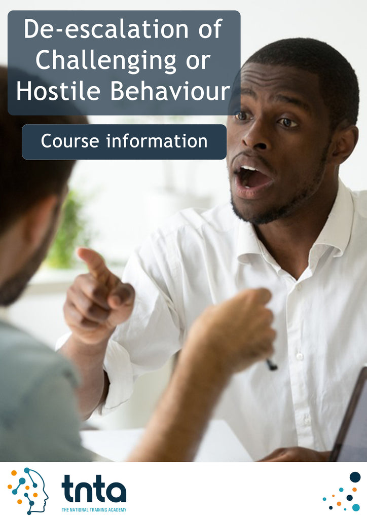 De-escalation of Hostile and Challenging Behaviour Online Training