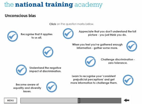 Equality and Diversity Online Training - screen shot 4