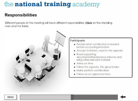 Facilitating Effective Meetings Online Training screen shot 4