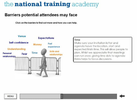 Facilitating Effective Meetings Online Training screen shot 5