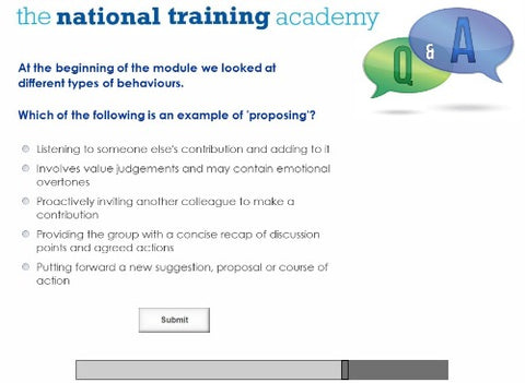 Facilitating Effective Meetings Online Training screen shot 8