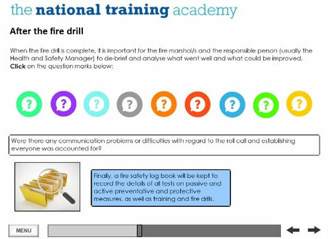 Fire Marshal Online Training screen shot 6