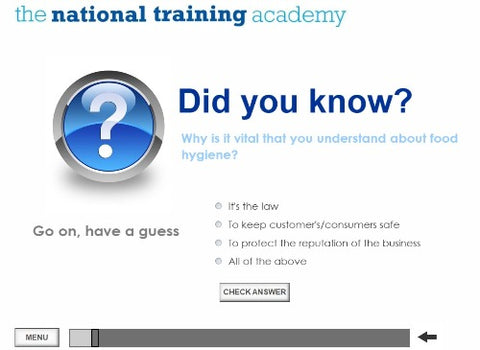 Food Safety and Hygiene in Catering (Level 2) Online Training screen shot 2