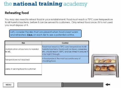 Food Safety and Hygiene in Catering (Level 2) Online Training screen shot 6