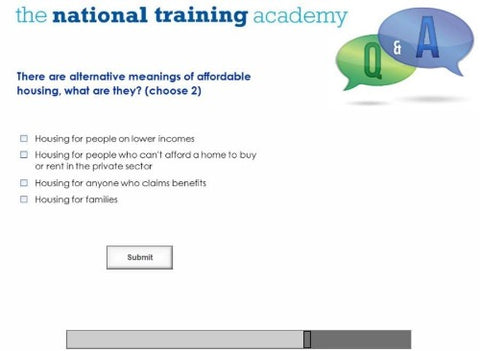 An introduction to social housing online training - Screen shot 8