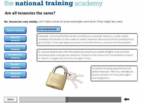 An introduction to social housing online training - Screen shot 5