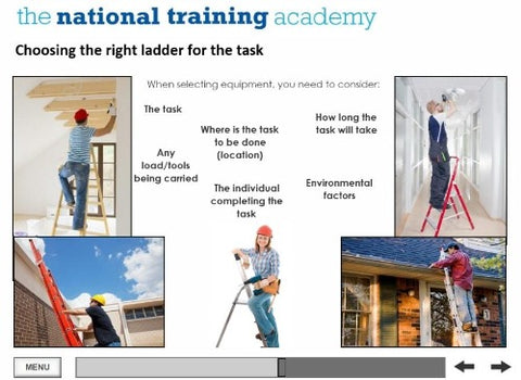 Ladder Safety Online Training - screen shot 3