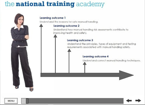 Manual Handling Online Training screen shot 1