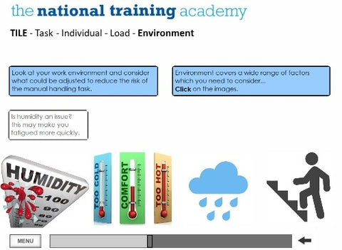 Manual Handling Online Training screen shot 6