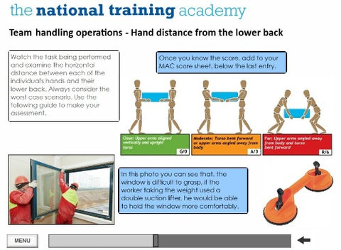 Manual Handling for Managers Online Training - screen shot 6