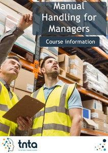 Manual Handling for Managers Online Training