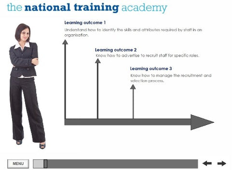 Recruiting New Staff Online Training screen shot 1