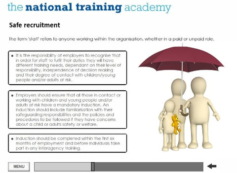 Recruiting New Staff Online Training screen shot 5