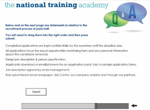Recruiting New Staff Online Training screen shot 7