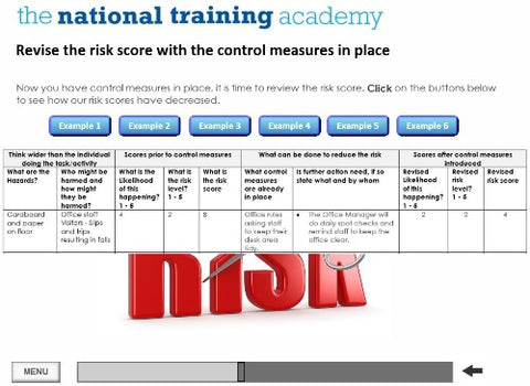 Assessment Online Training screen shot 9