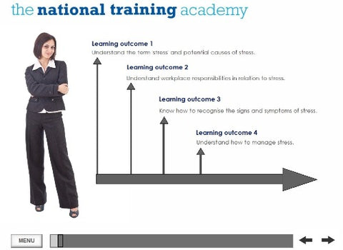 Stress Awareness for Managers Online Training - screen shot 1