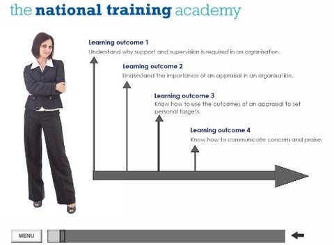 Support and Supervision of Staff Online Training screen shot 1