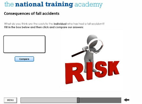 Working at Height Online Training screen shot 3