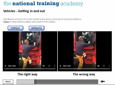 Working at Height Online Training screen shot 5