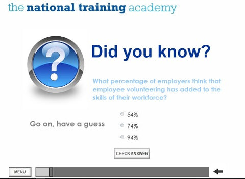 Writing a Staff and Volunteer Policy Online Training screen shot 2
