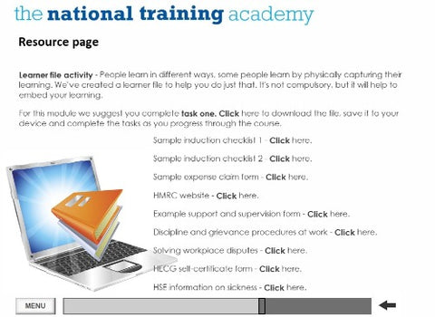 Writing a Staff and Volunteer Policy Online Training screen shot 6