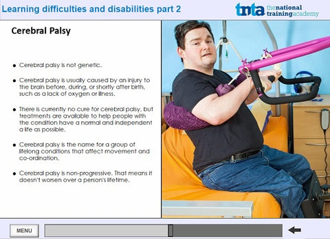 Learning disabilities awareness course  screen shot 4
