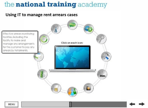 Management and Recovery of Rent Arrears Online Training screen shot 3