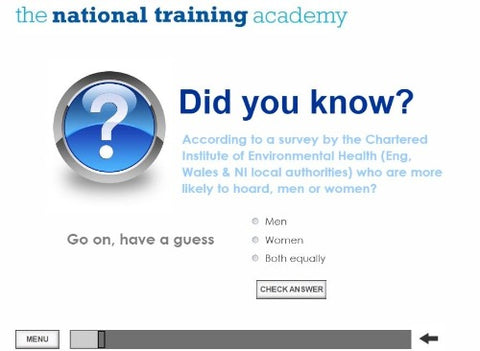 Managing Hoarding Online Training - screen shot 2