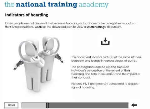 Managing Hoarding Online Training - screen shot 3