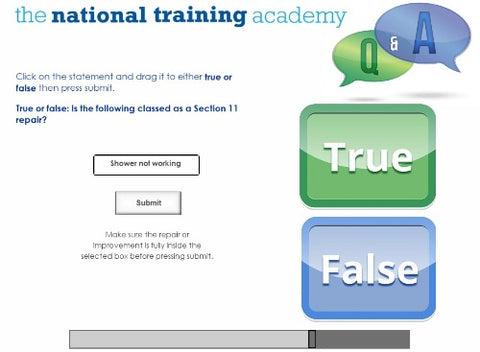 Understanding Disrepair Responsibilities Online Training screen shot 7